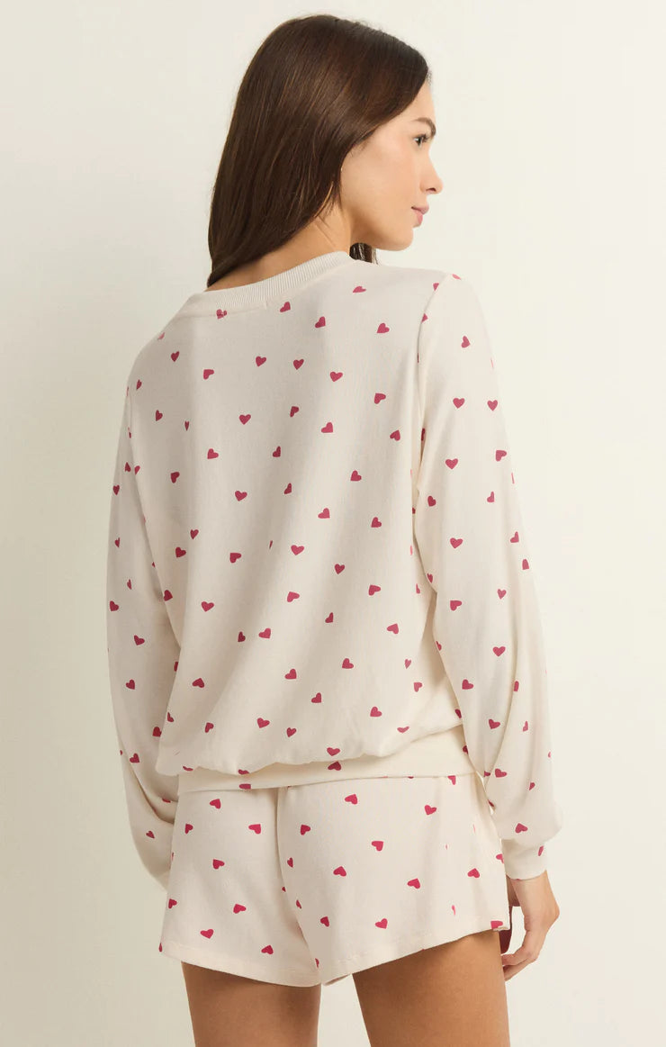 Z Supply ‘Be Mine Heart Ls Top’