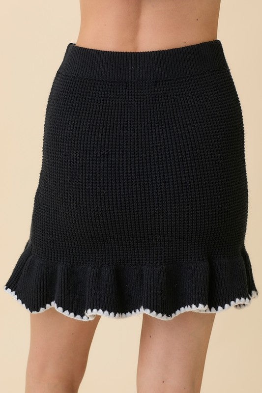 The ‘Mini Sweater Knit Skirt’