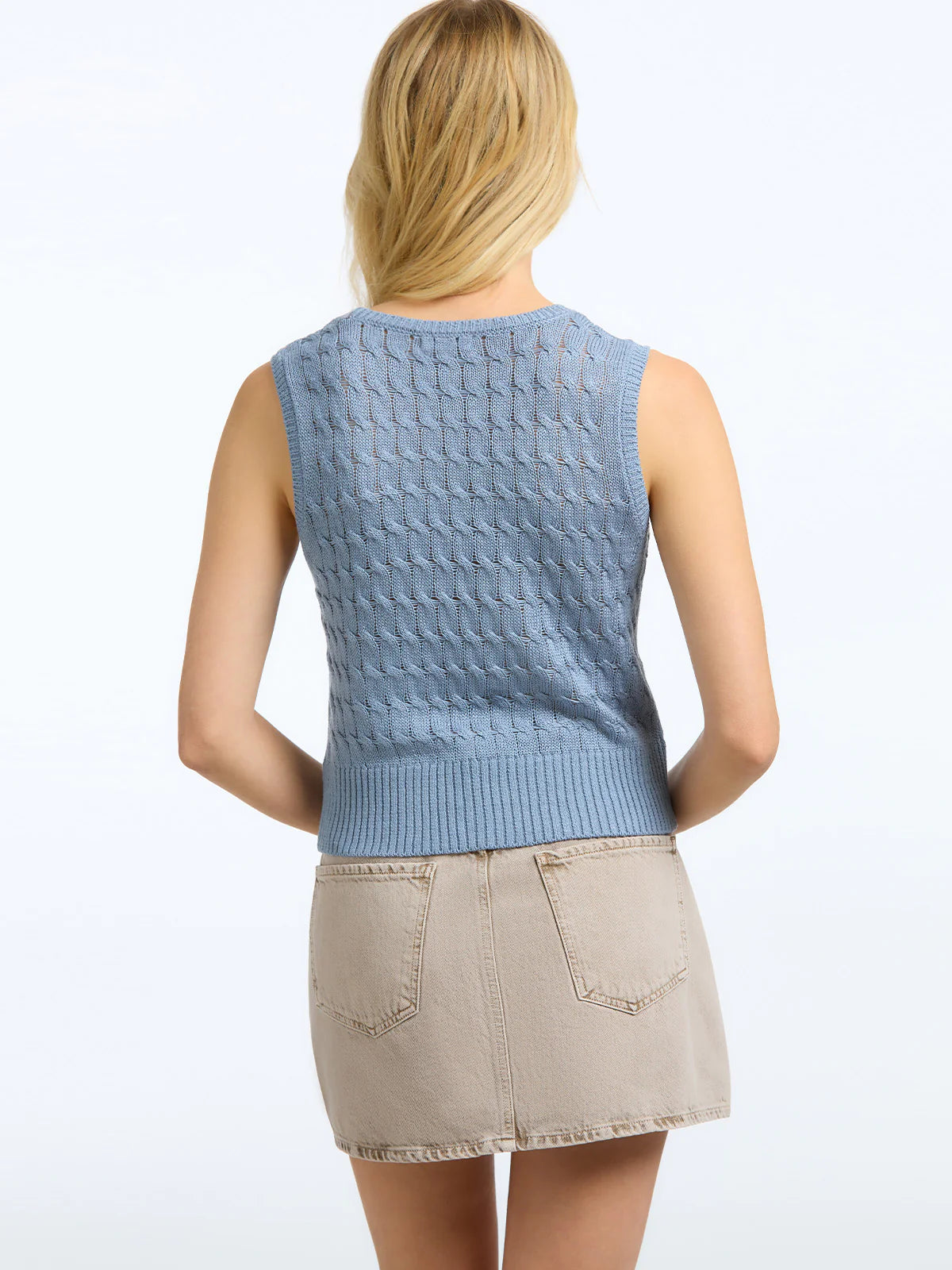 525 'Sadie Cable Vest'