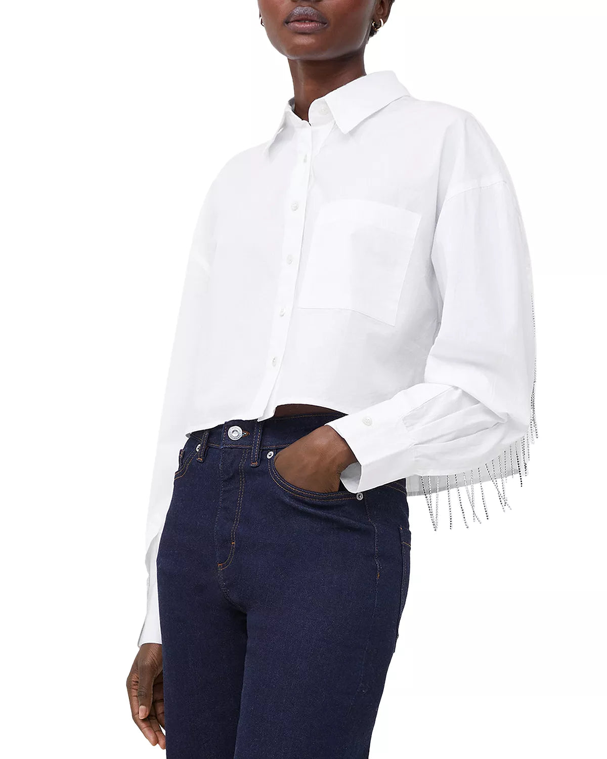 French Connection ‘Crystal Allisa Cotton Shirt’