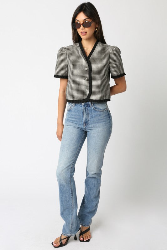 The 'Tarra Checkered Top'