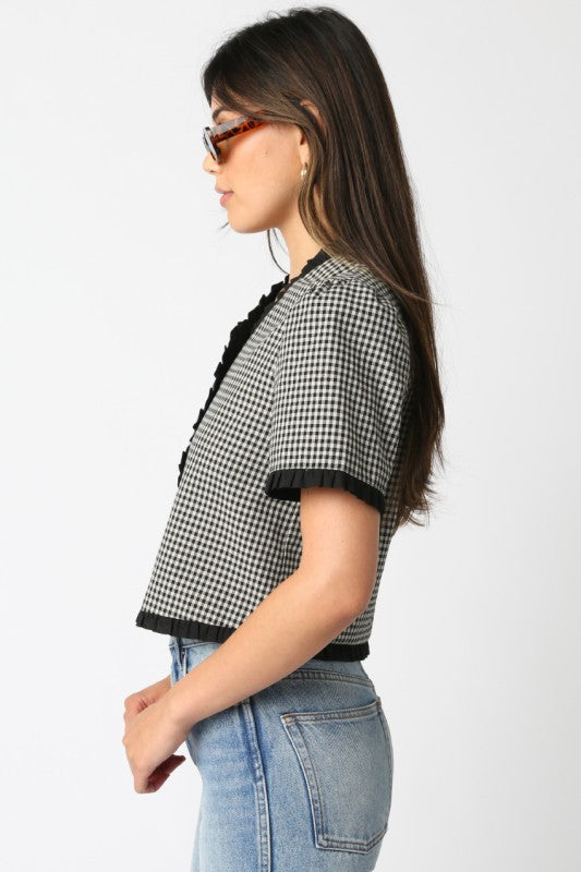 The 'Tarra Checkered Top'
