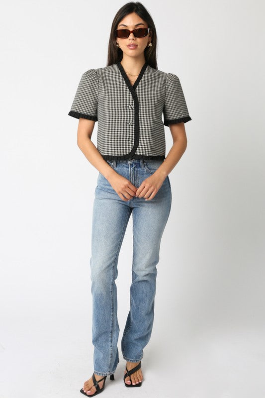 The 'Tarra Checkered Top'