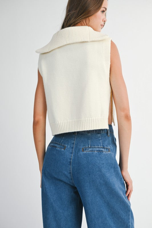 The 'Smith 1/2 Zip Sweater Vest'