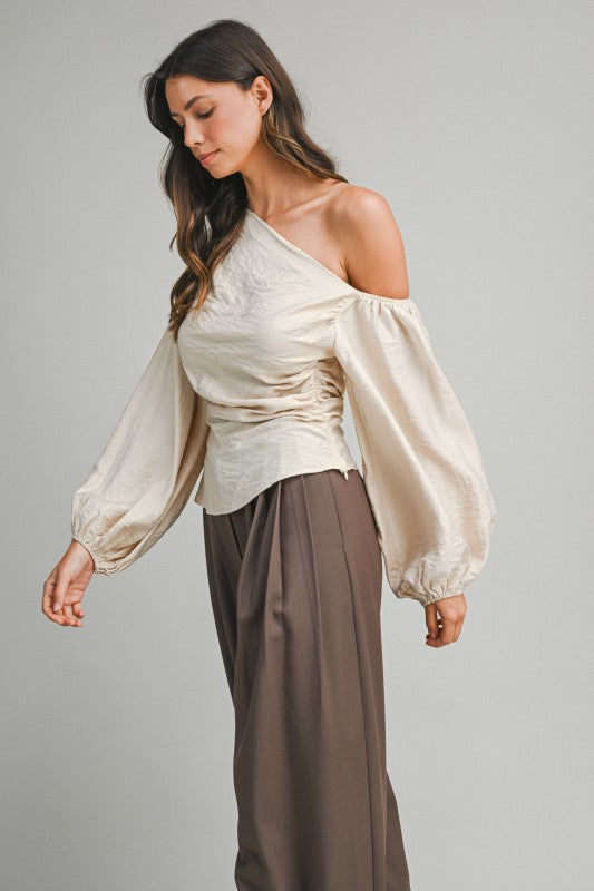 The 'Grace One Shoulder Top'