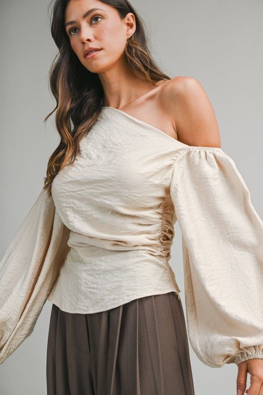 The 'Grace One Shoulder Top'