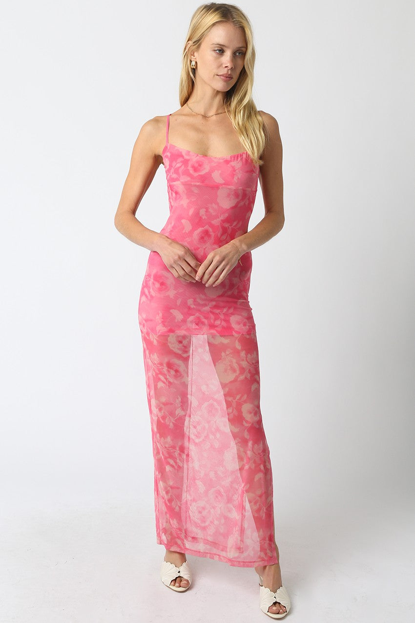 The 'Mia Mesh Maxi Dress' – Cha Boutique