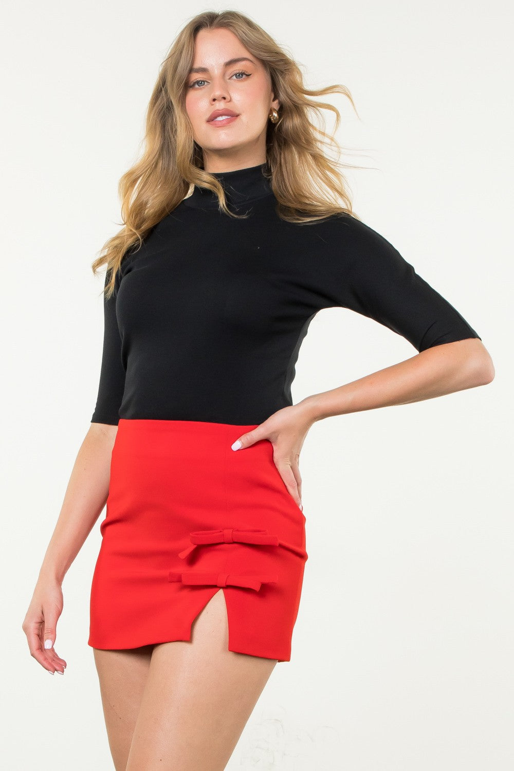 The ‘Nicola Bow Skirt’