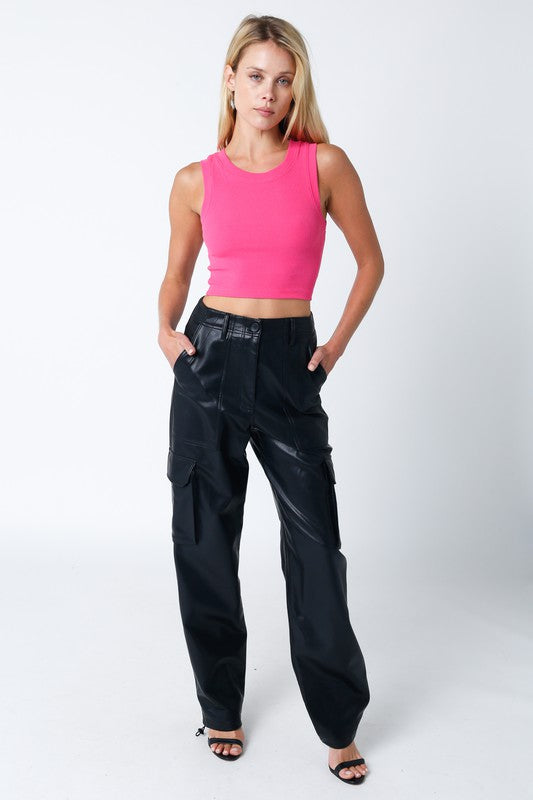 The ‘Ribbed Cropped Knit Top’
