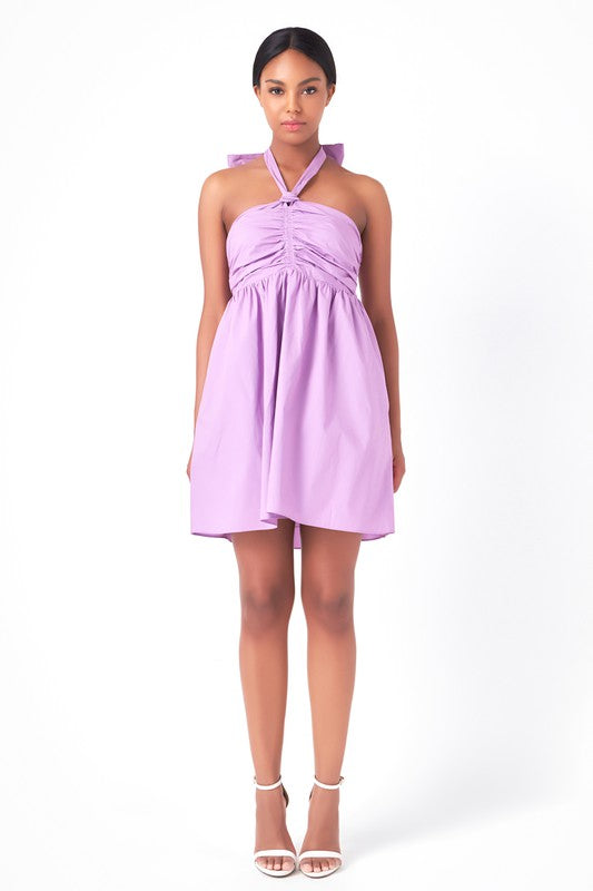 The ‘Lilac Halter Dress’