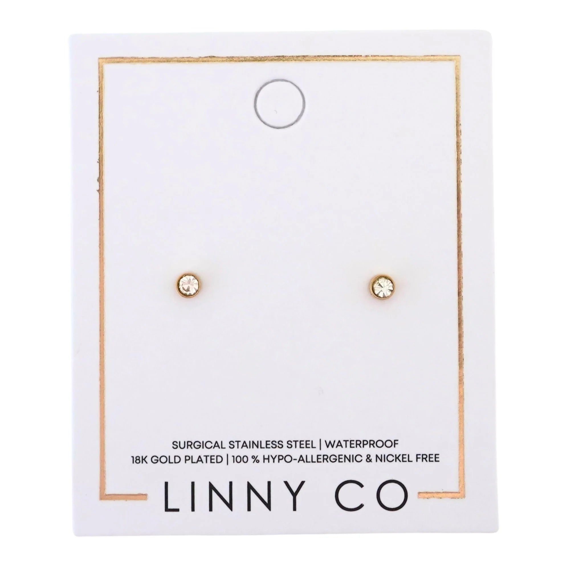 Linny Co 'Juliet Screwback Stud'