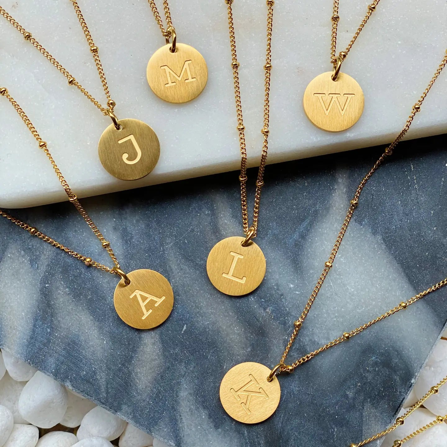 The 'Singular Charm Initial Necklace'