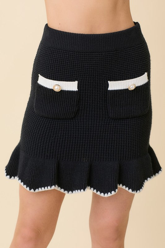 The ‘Mini Sweater Knit Skirt’