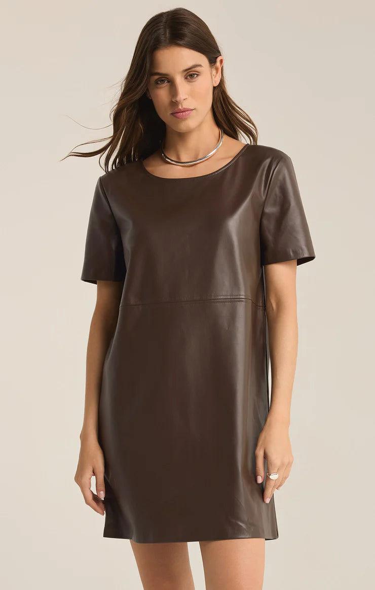 Z Supply ‘London Faux Leather Dress’