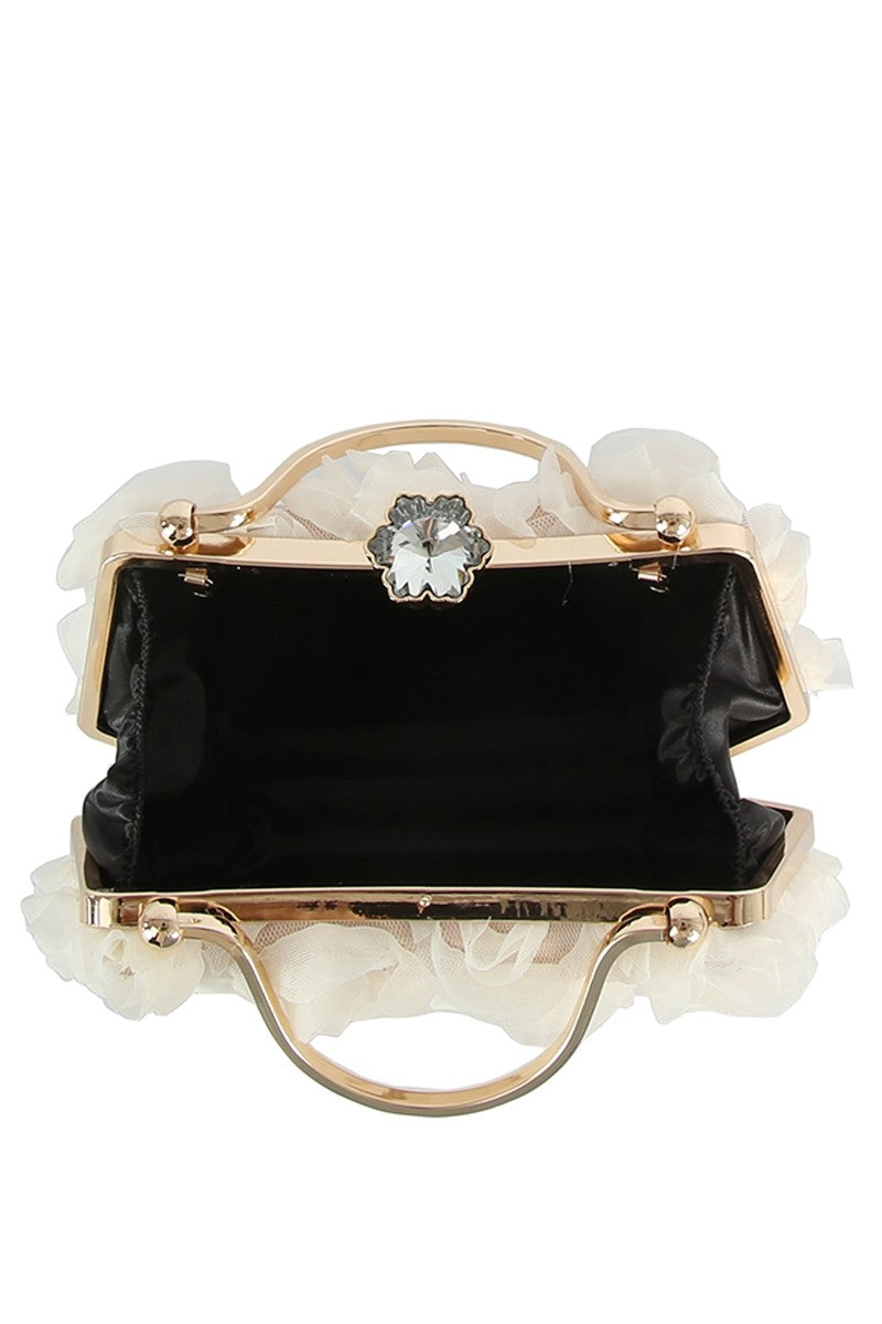 The ‘Chiffon Flower Clutch Bag’
