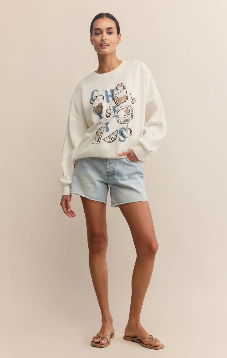 Z Supply ‘Cheers Sunday Sweatshirt’