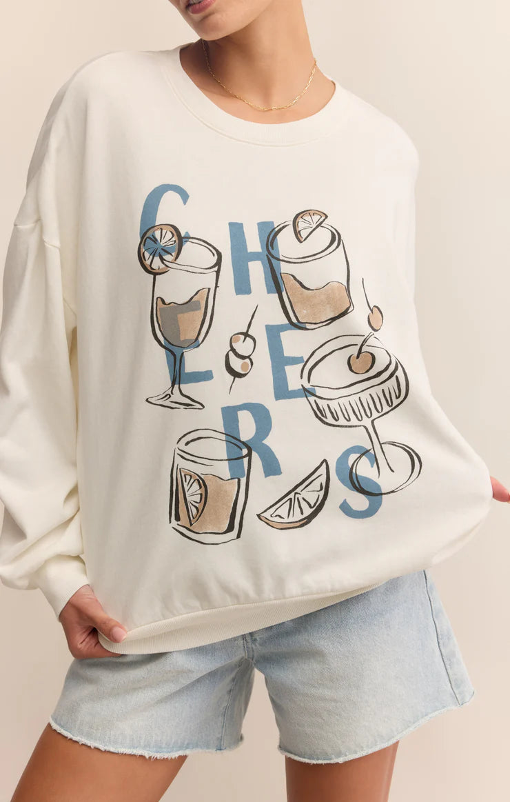 Z Supply ‘Cheers Sunday Sweatshirt’