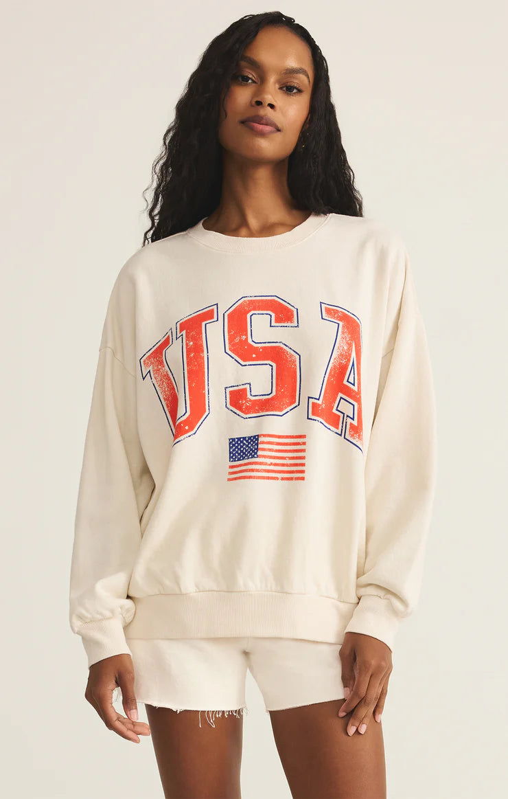 Z Supply ‘Flag Sunday Sweatshirt’