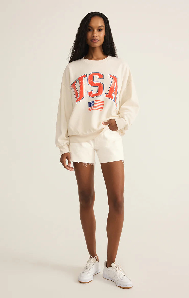Z Supply ‘Flag Sunday Sweatshirt’