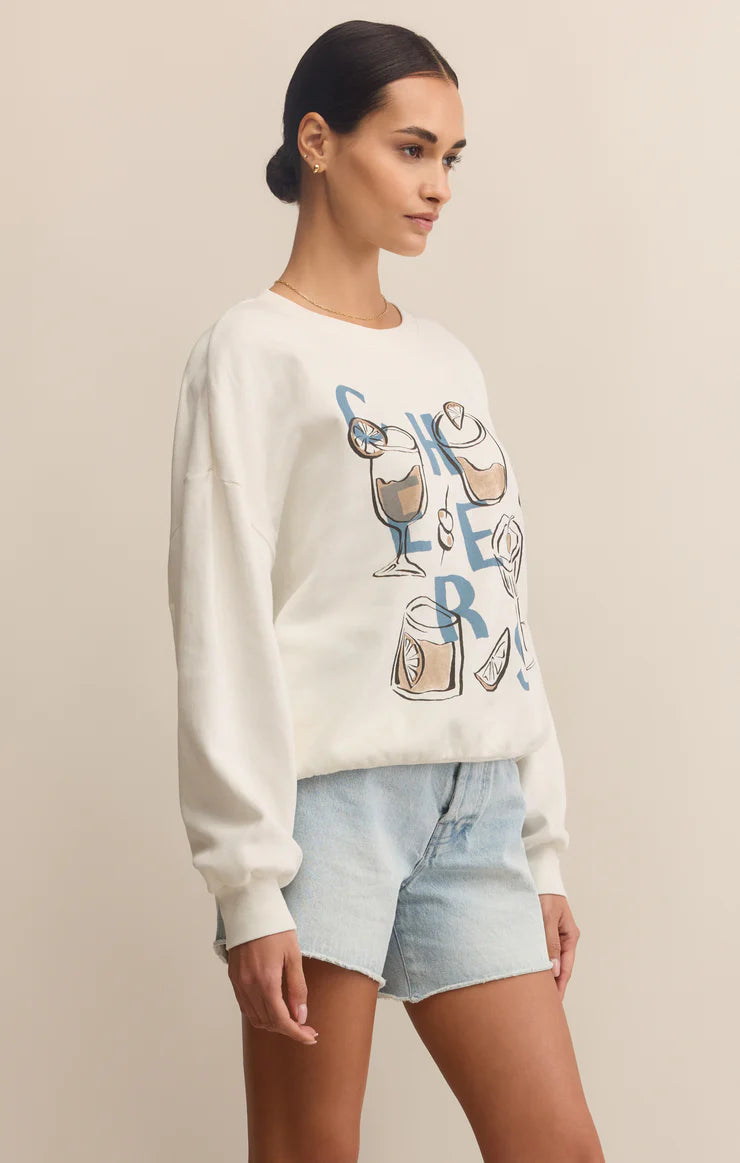 Z Supply ‘Cheers Sunday Sweatshirt’