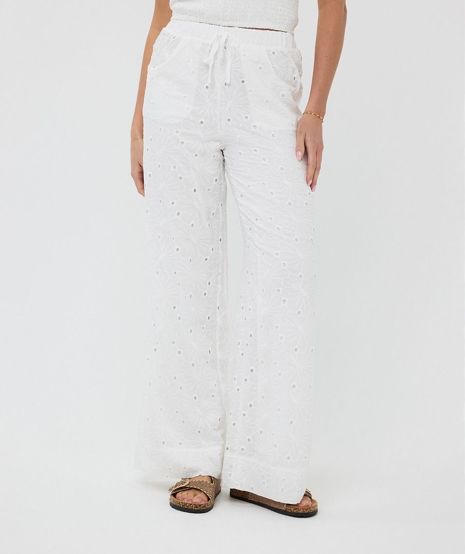 Esqualo ‘Emb Flower Pant’