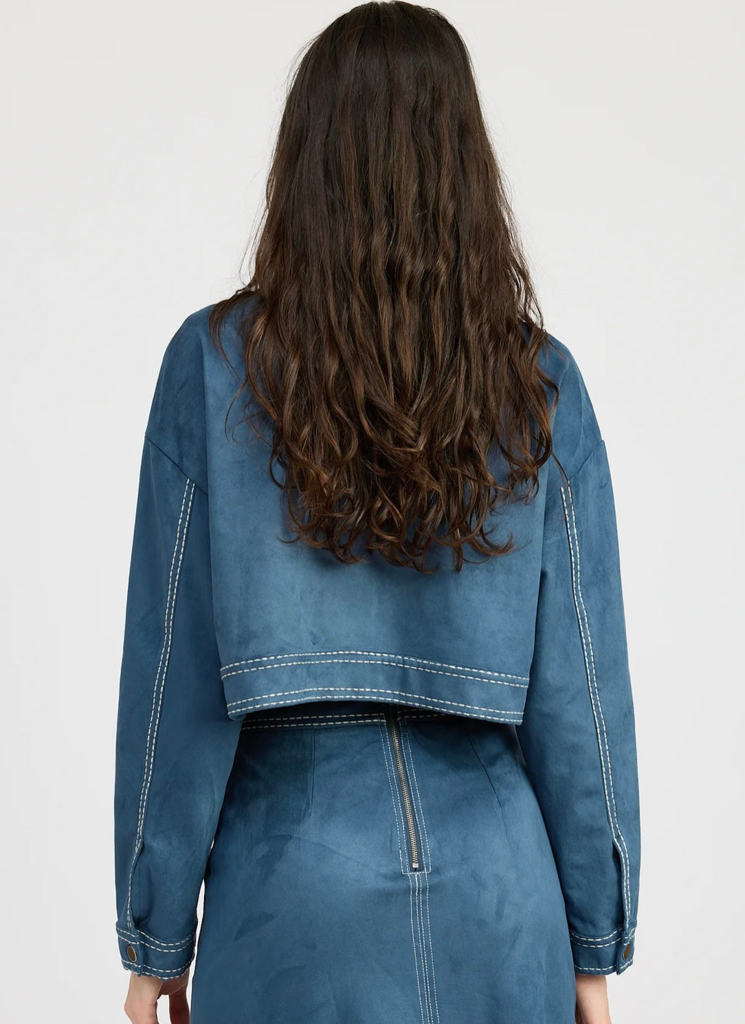 En Saison ‘Vegan Suede Blanket Shacket’