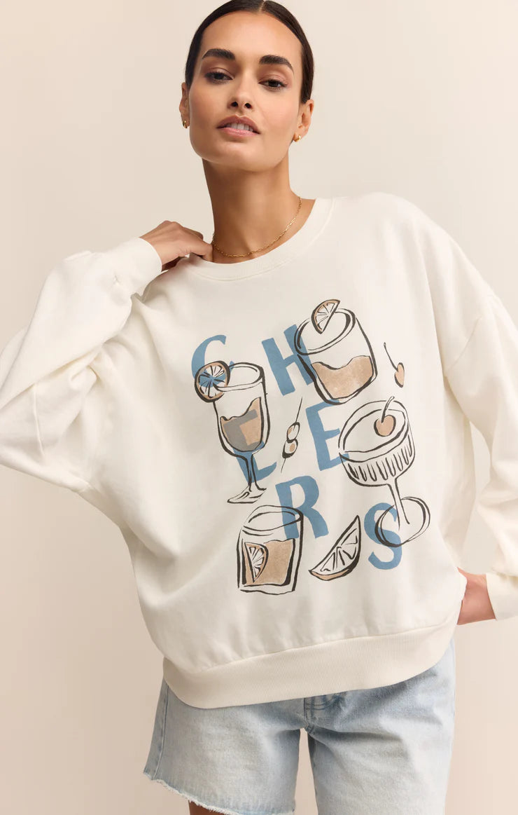 Z Supply ‘Cheers Sunday Sweatshirt’