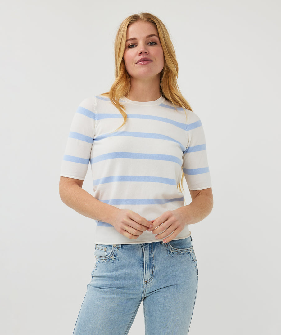 Esqualo 'Stripe Sweater Top'