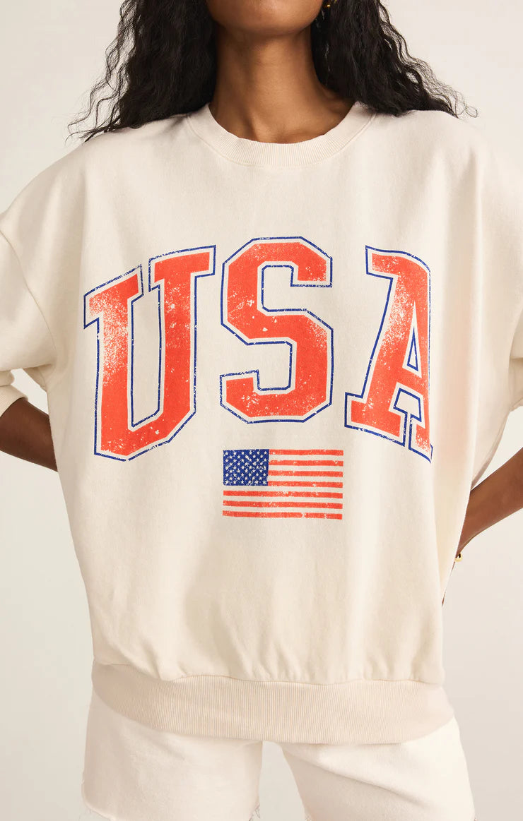 Z Supply ‘Flag Sunday Sweatshirt’