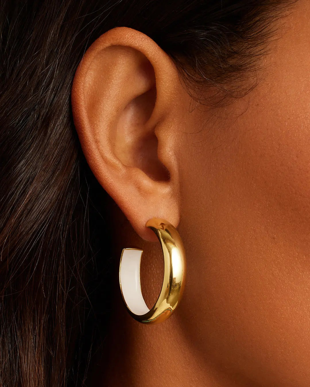 Gorjana ‘Paseo Enamel Hoops’