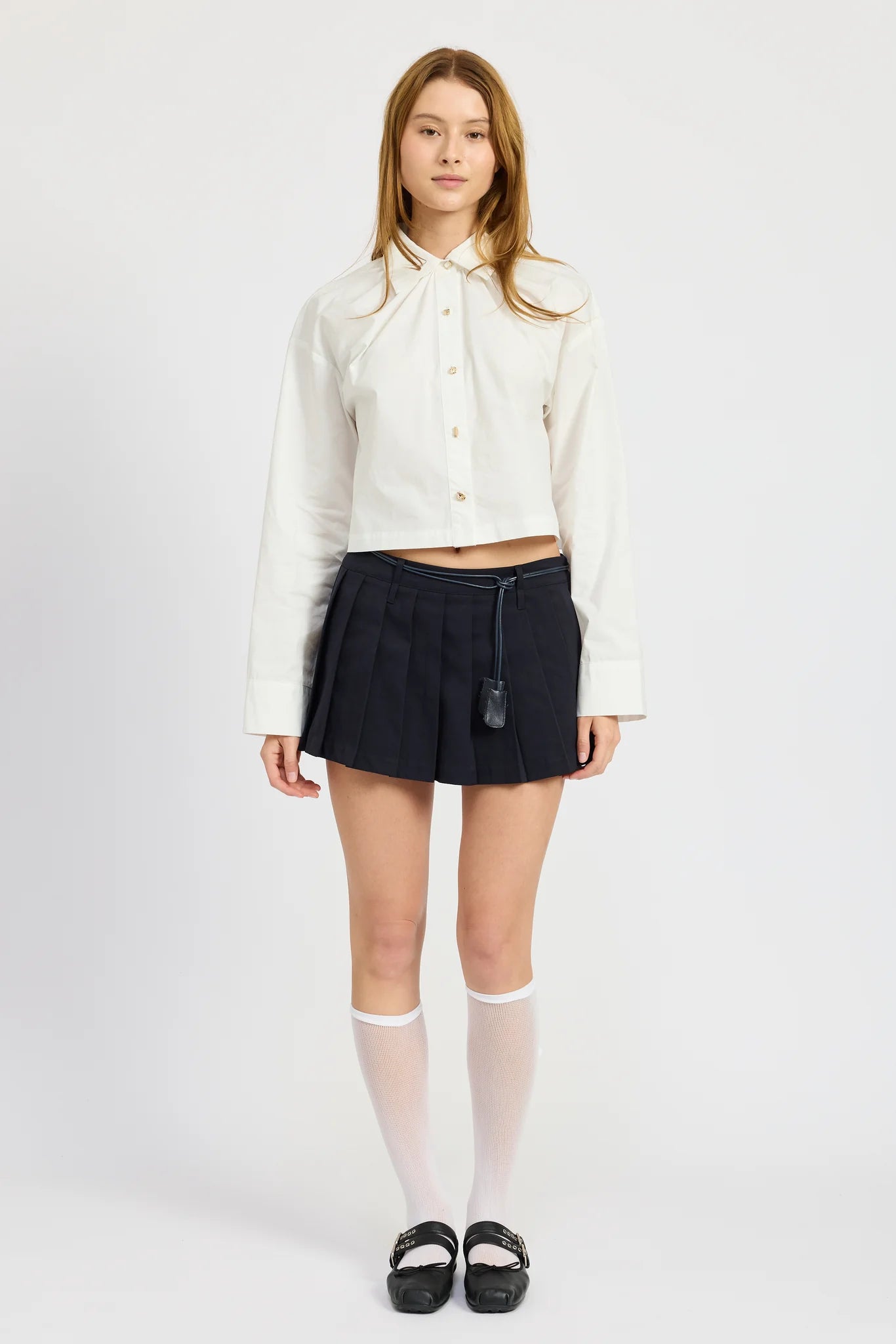 En Saison 'Oversized Jewel Button Shirt'