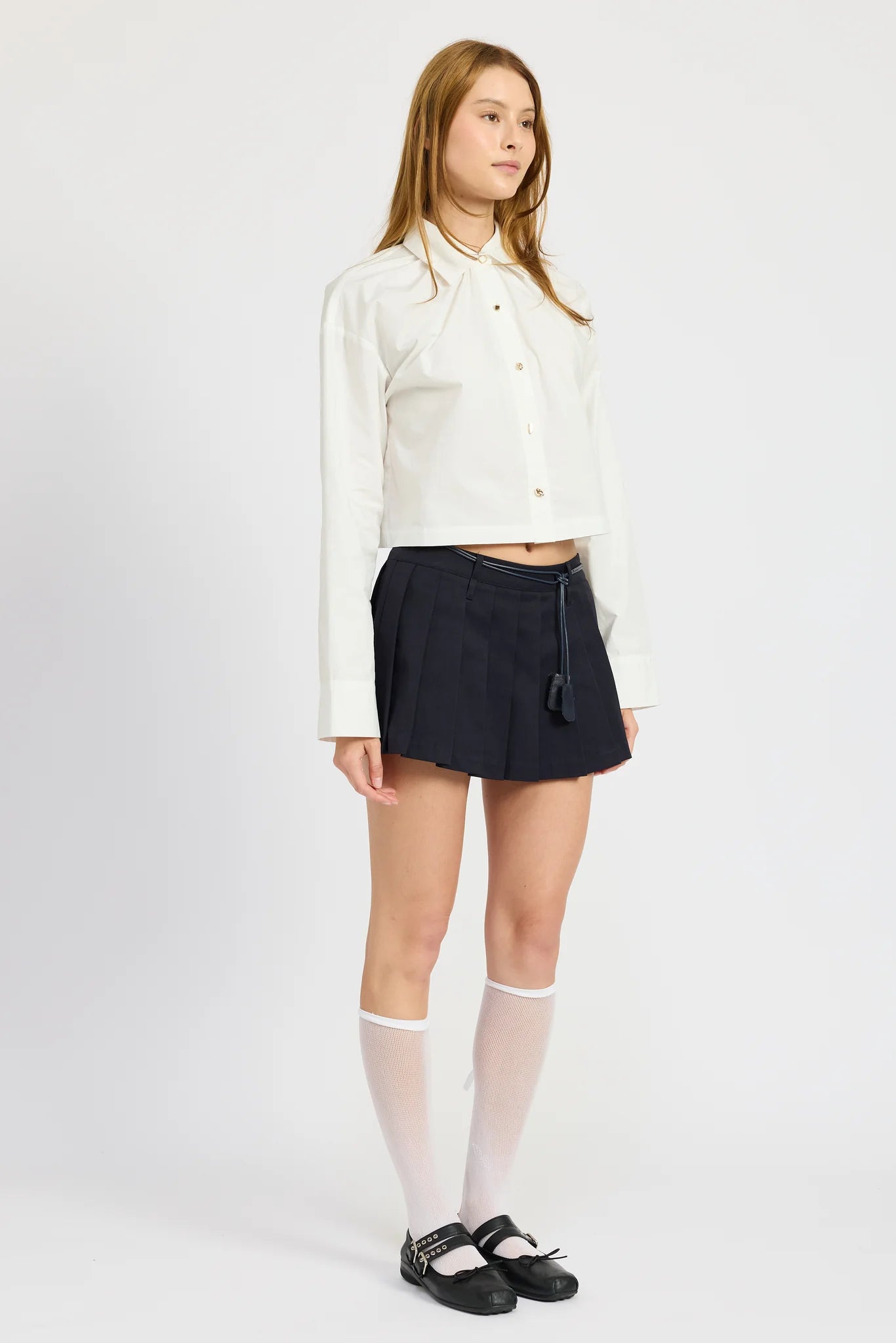 En Saison 'Oversized Jewel Button Shirt'