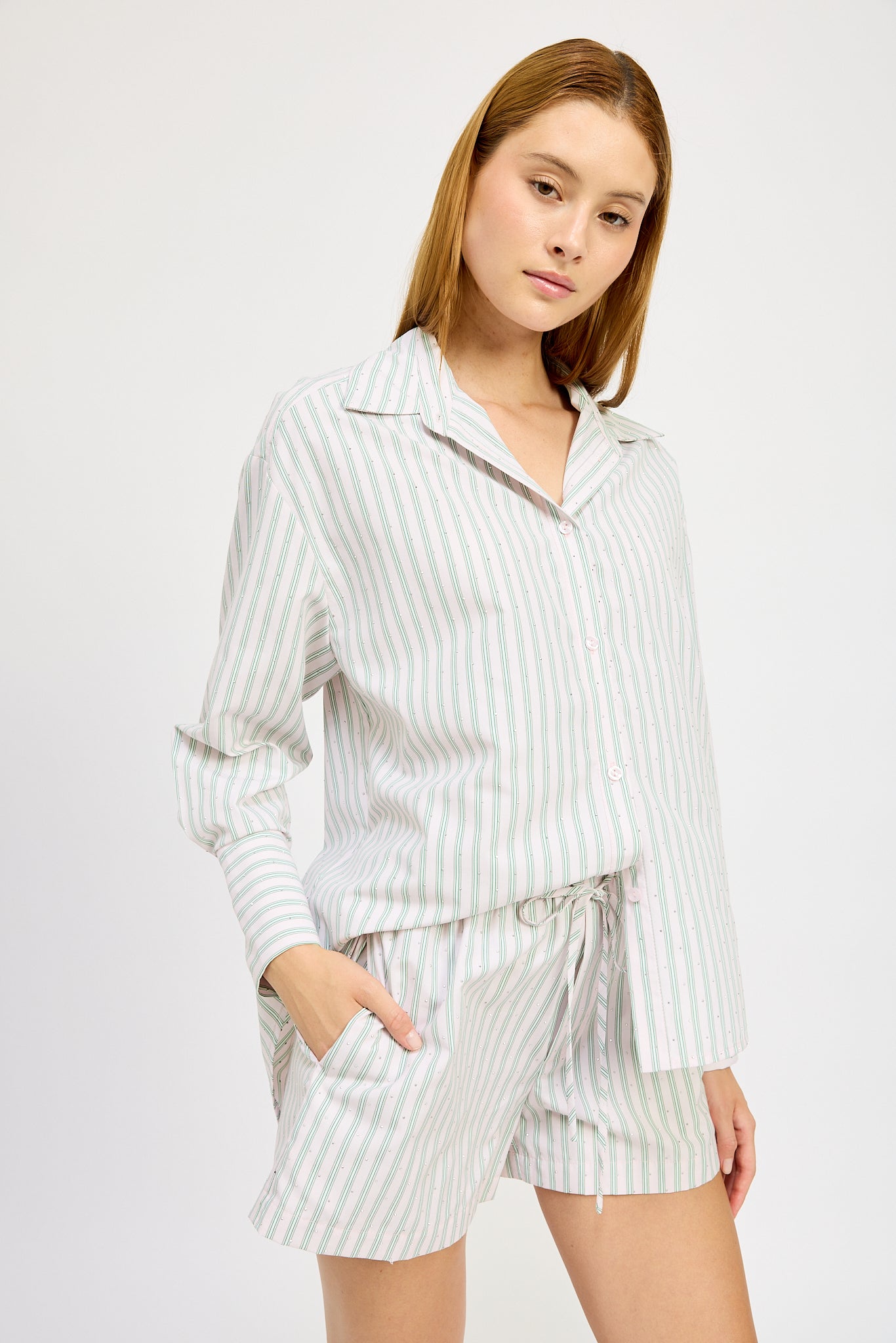 En Saison 'Haisley Stripe Shirt'