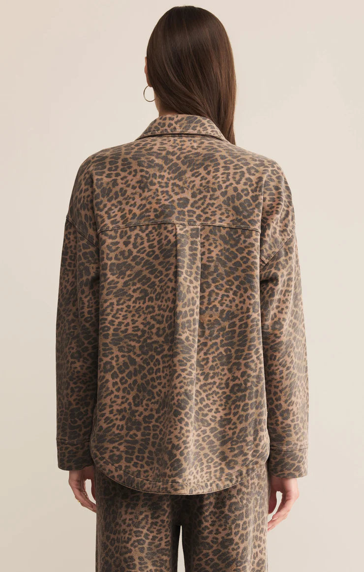 Z Supply ‘All Day Leopard Jacket’