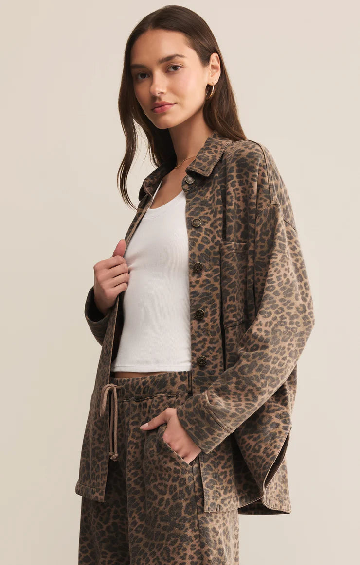 Z Supply ‘All Day Leopard Jacket’