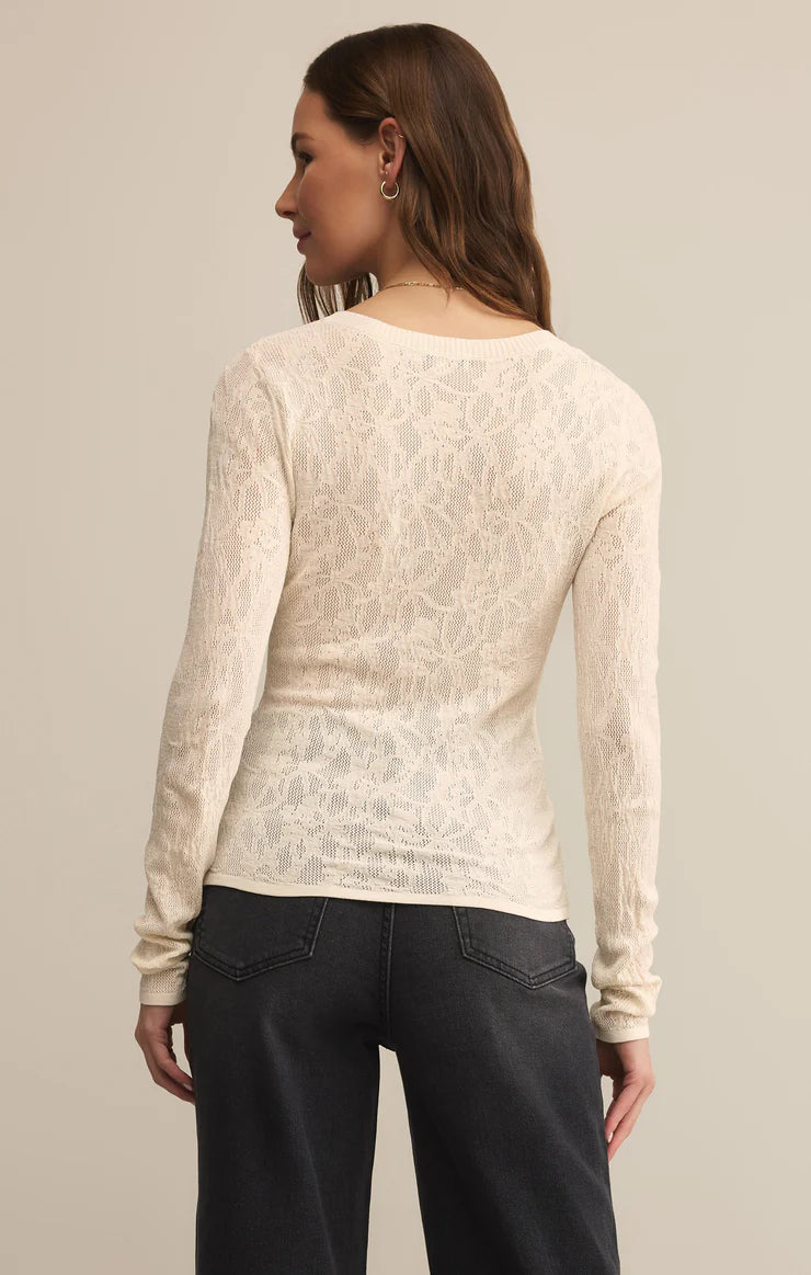 Z Supply ‘Tibi Scoop Mesh Sweater’