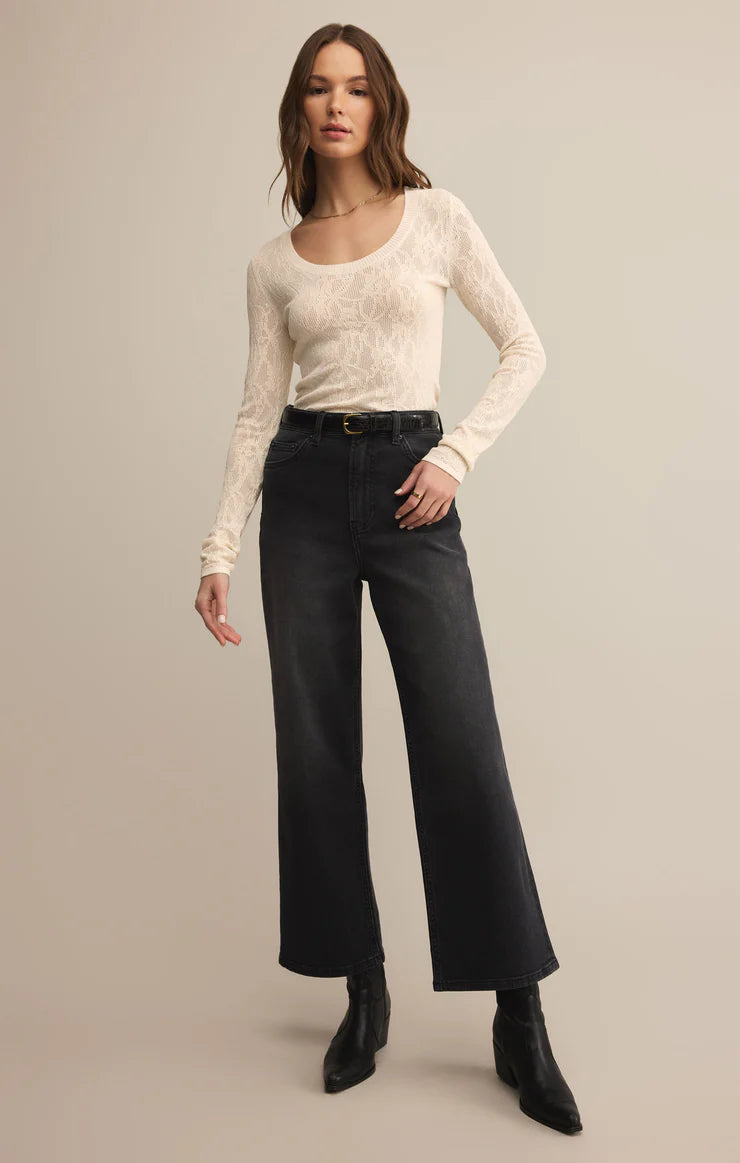 Z Supply ‘Tibi Scoop Mesh Sweater’