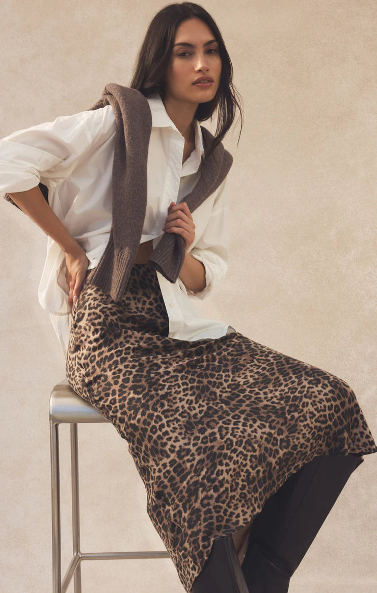 Z Supply ‘Izabel Leopard Skirt’