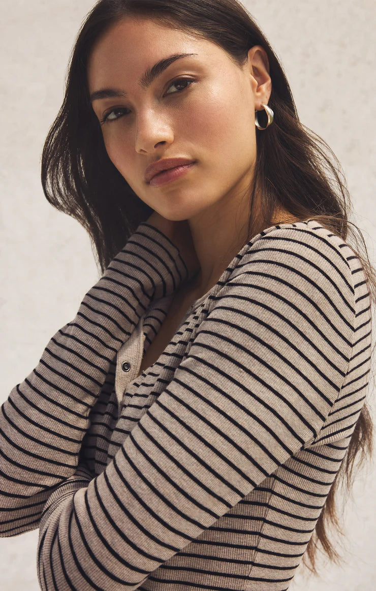 Z Supply ‘Stella Stripe Henley’