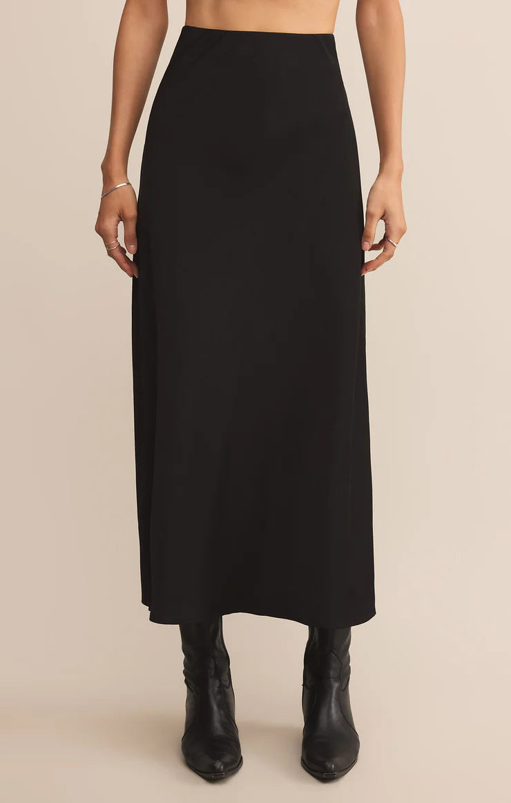 Z Supply ‘Izabel Luxe Satin Skirt’