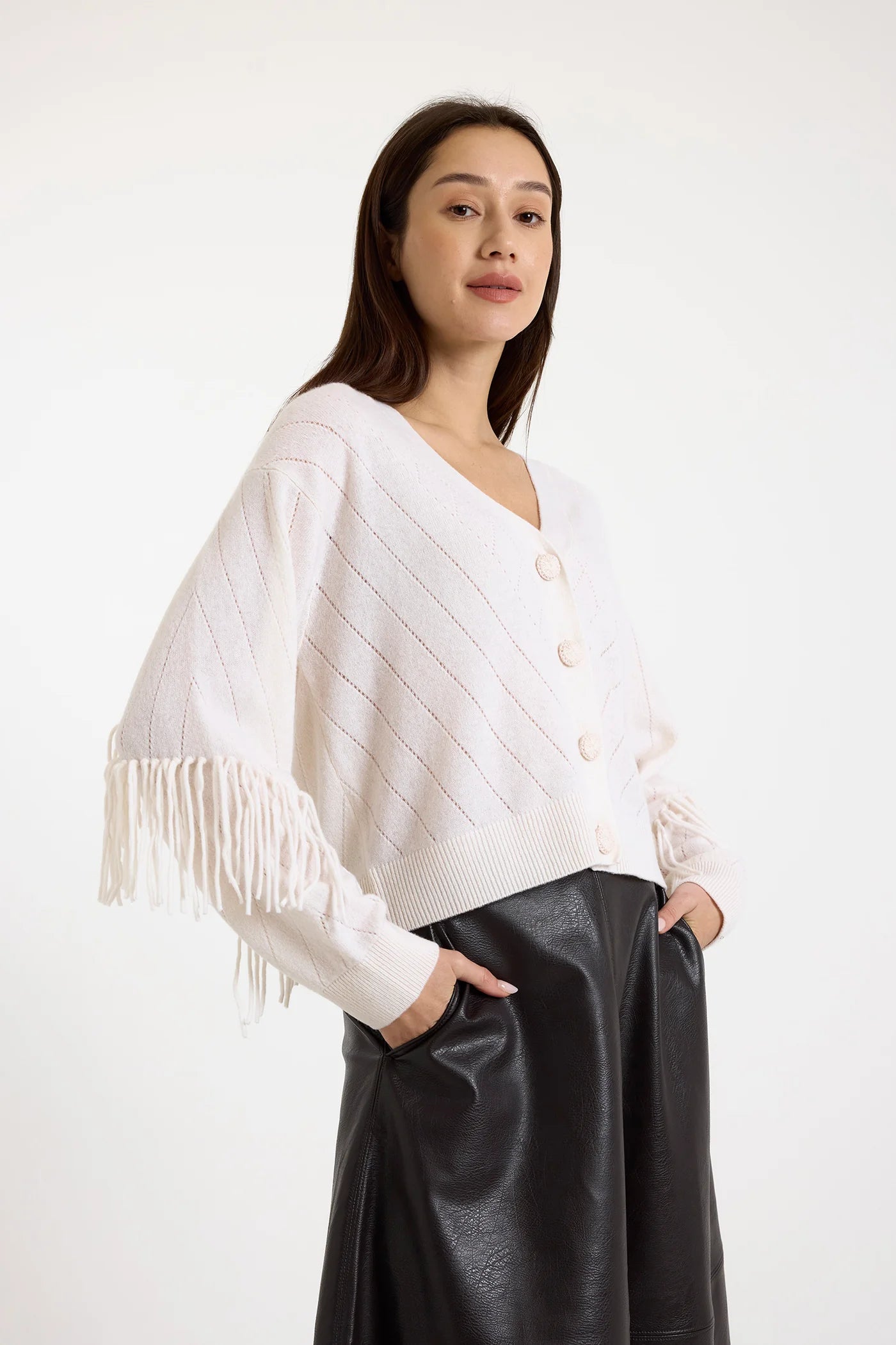 Brodie ‘Ashley Fringe Cardi’