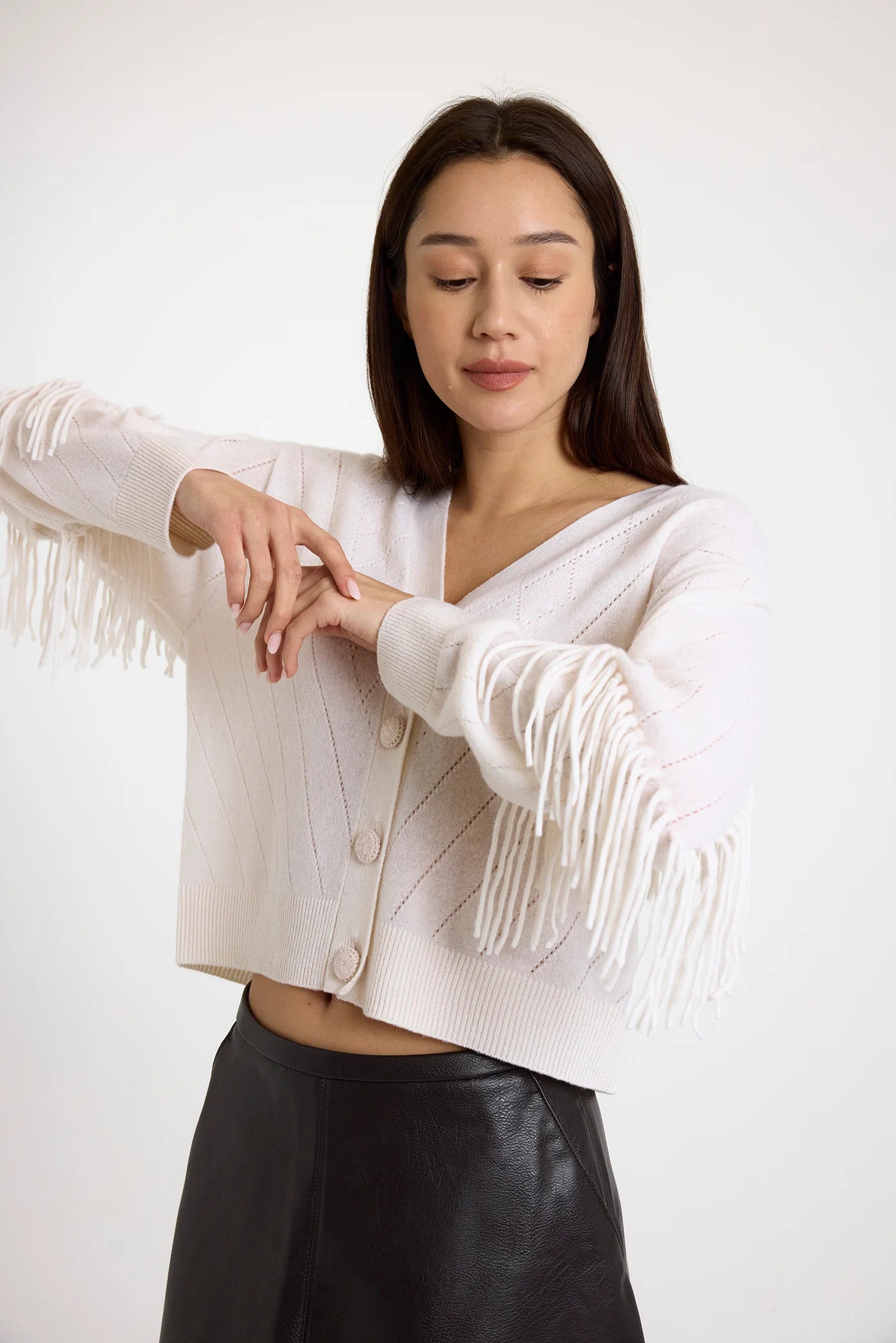 Brodie ‘Ashley Fringe Cardi’