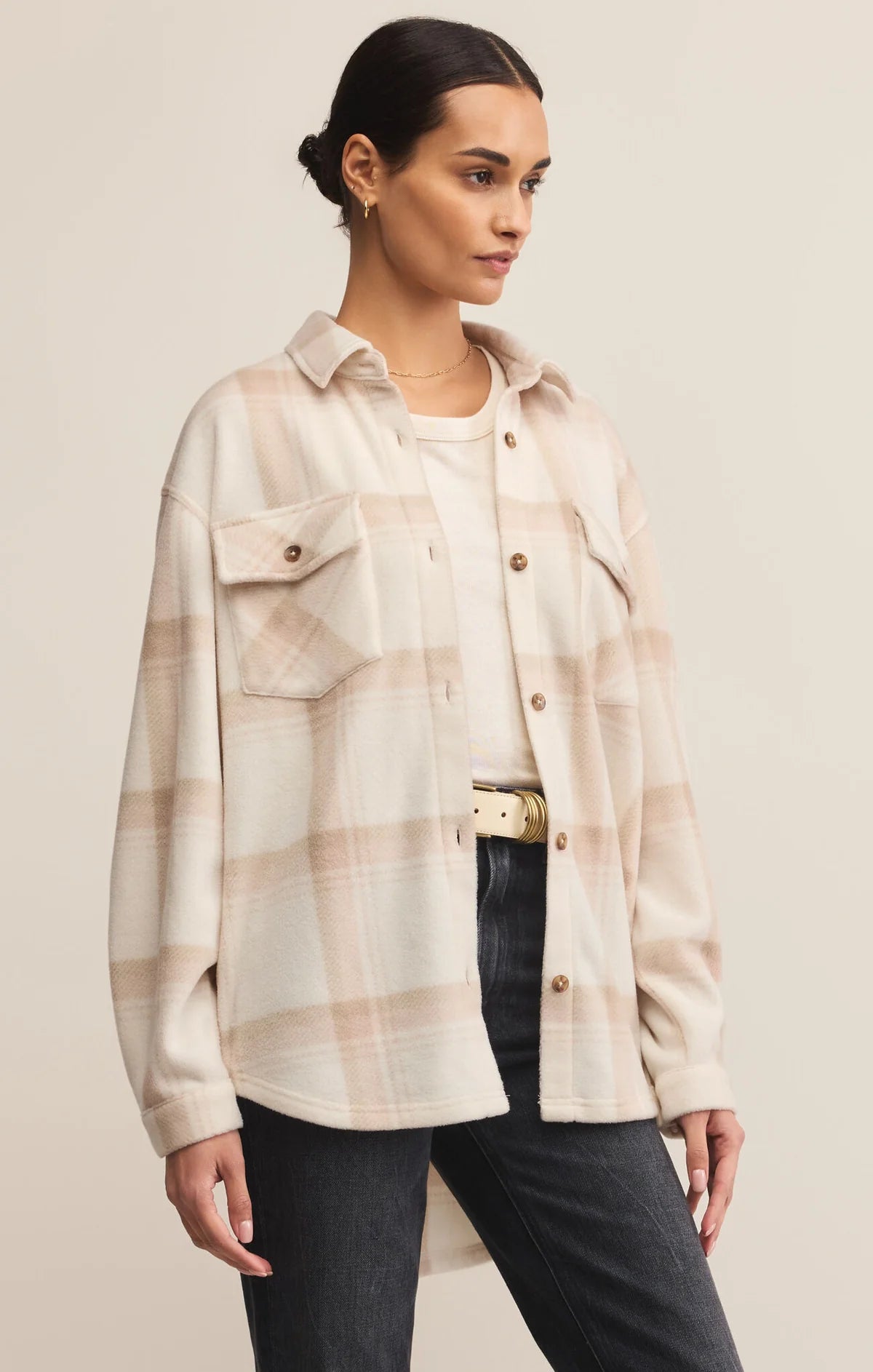 Z Supply ‘Hiker Two Toned Fleece Jacket’