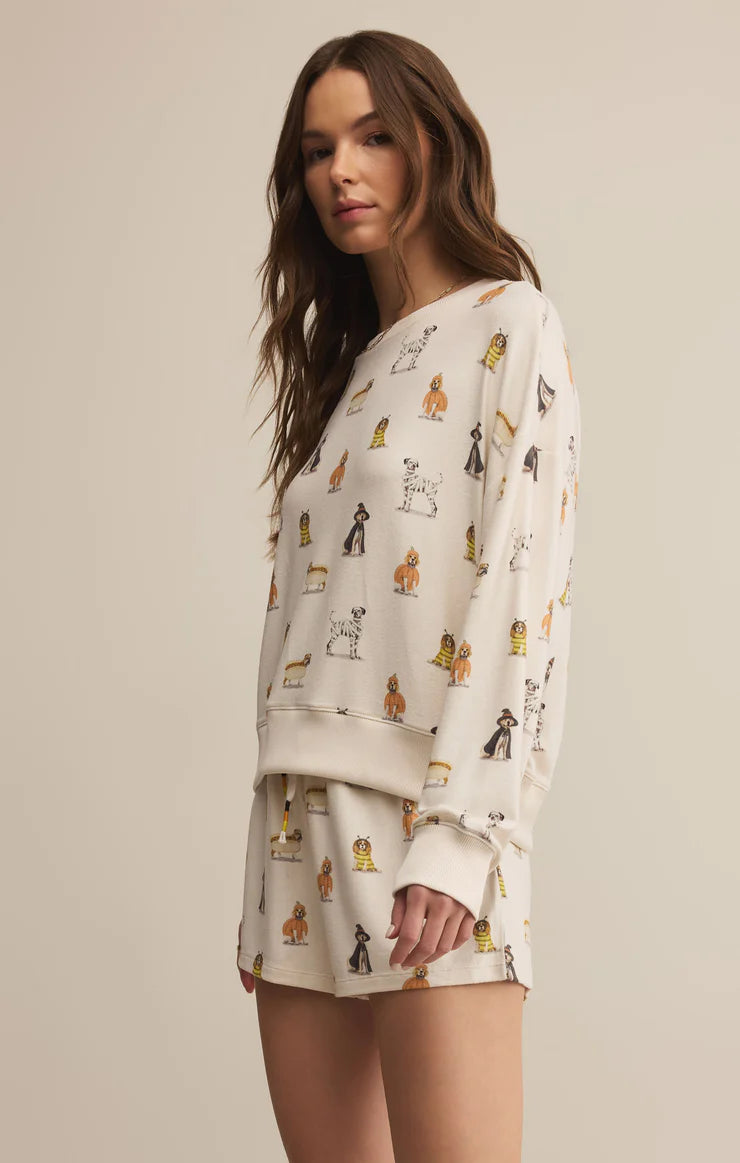 Z Supply ‘Elle Pup Ls Top’