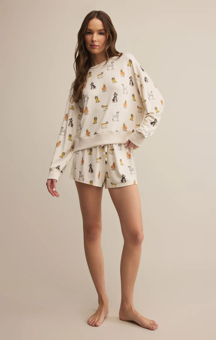 Z Supply ‘Elle Pup Ls Top’