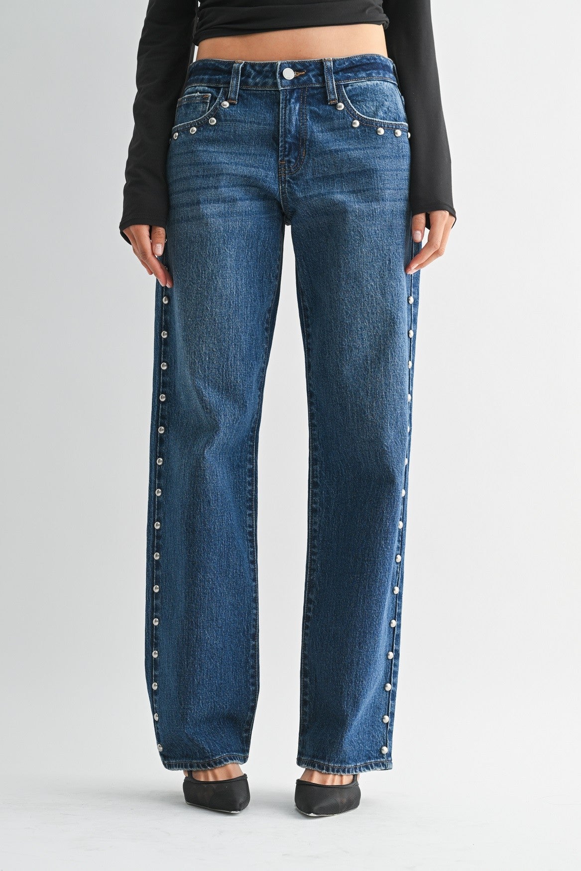 The ‘Low Rise Studded Baggy Jean’