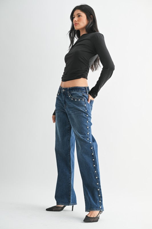 The ‘Low Rise Studded Baggy Jean’