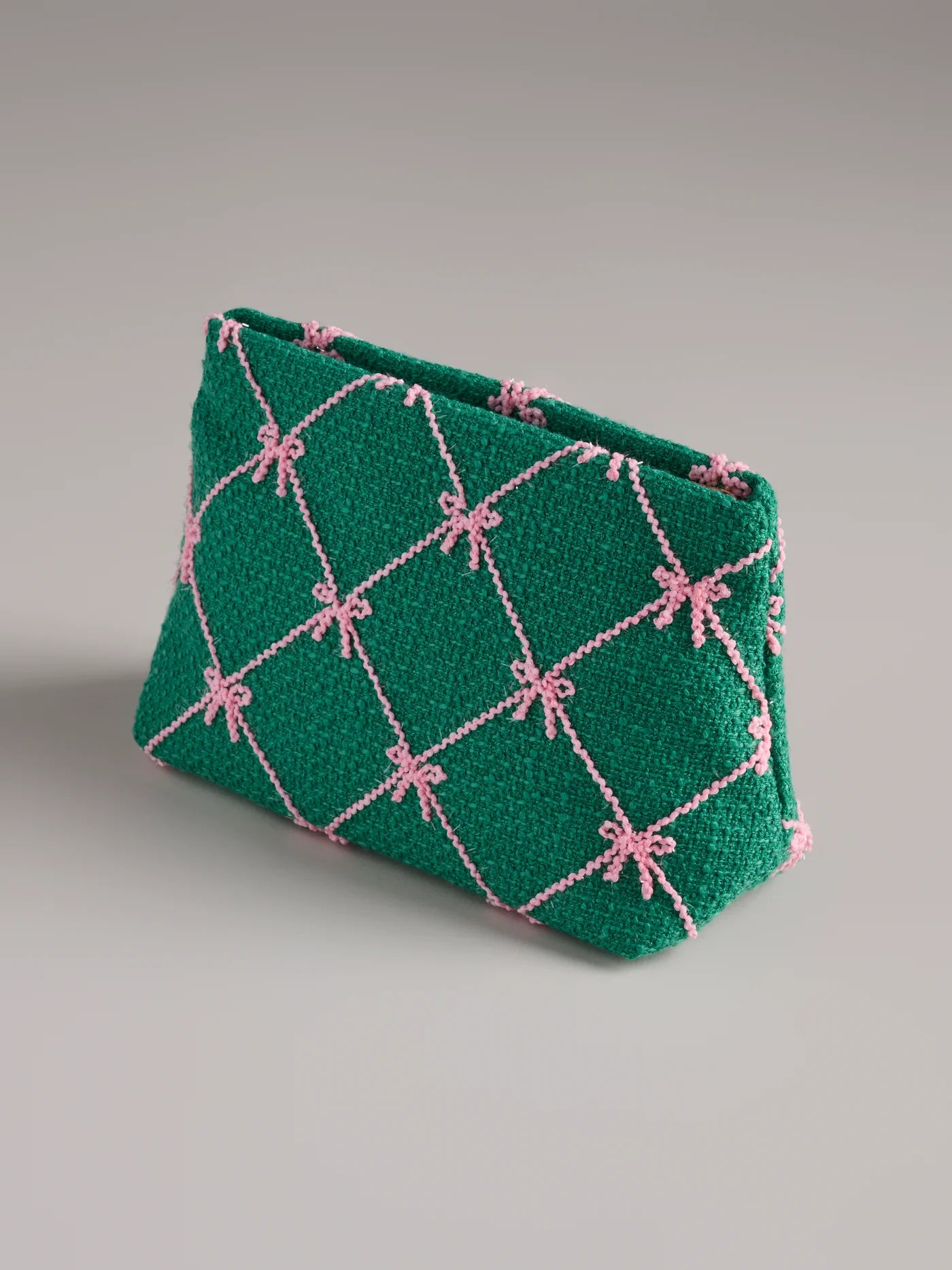 Shiraleah ‘Tinsel Bow Zip Pouch’
