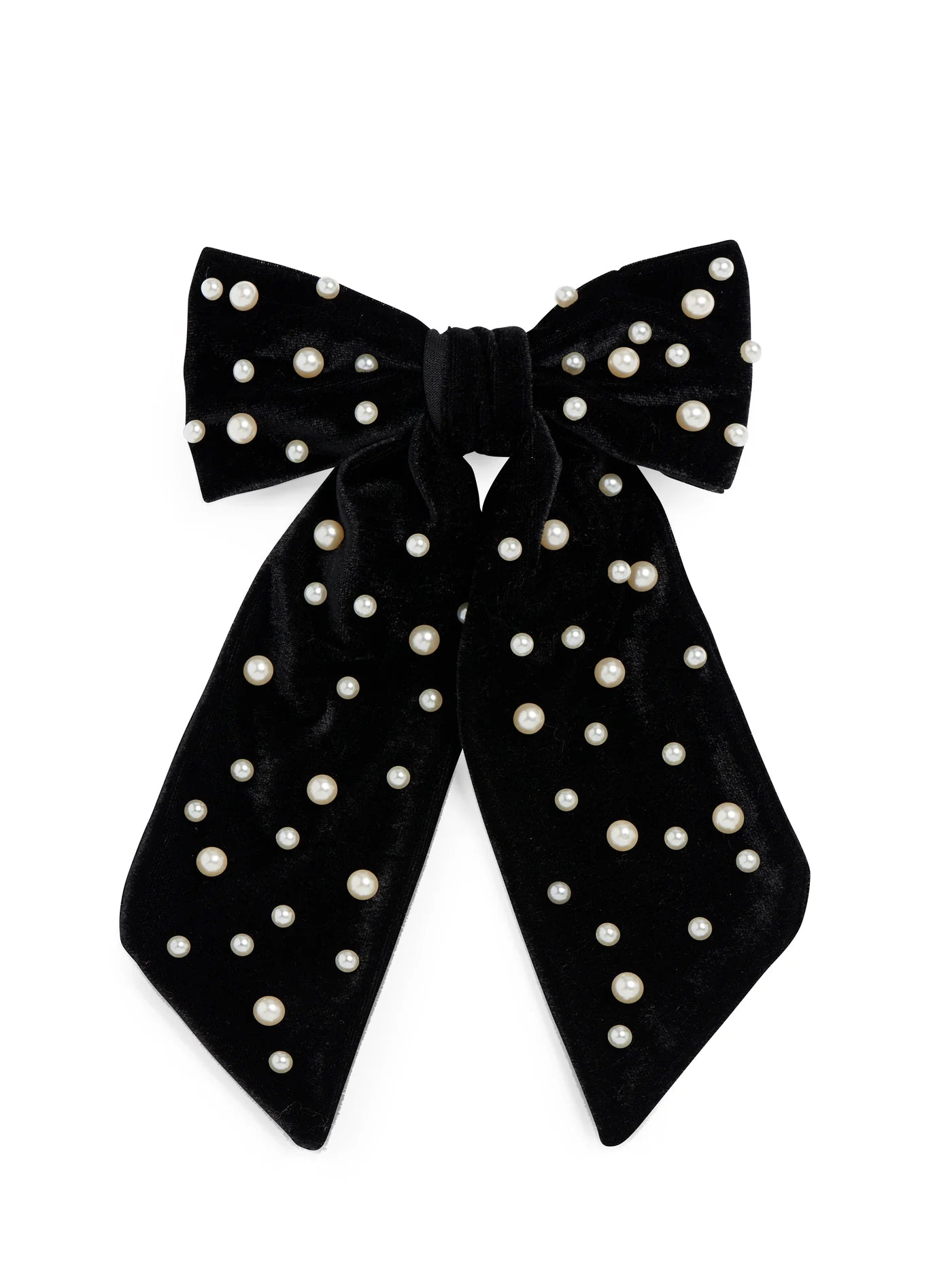 Shiraleah ‘Velvet And Pearls Bow Clip’