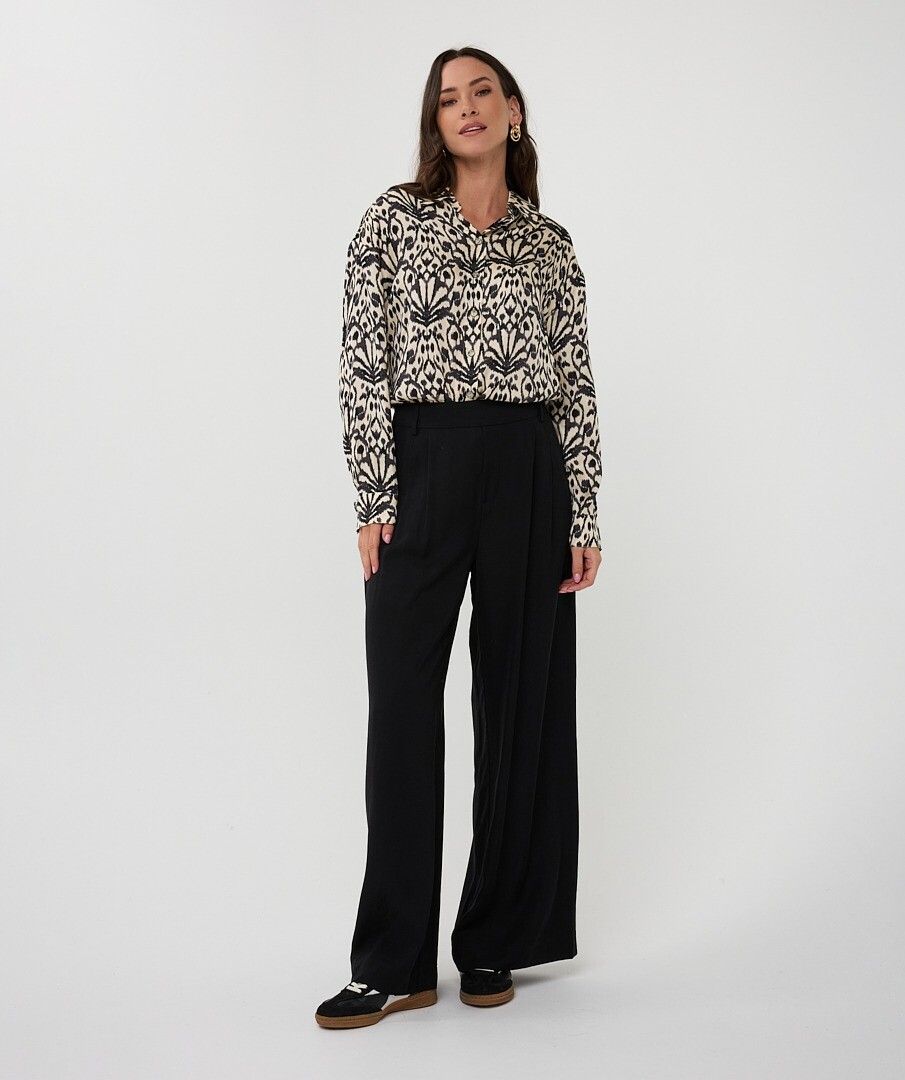 Esqualo ‘Sign Print Blouse’